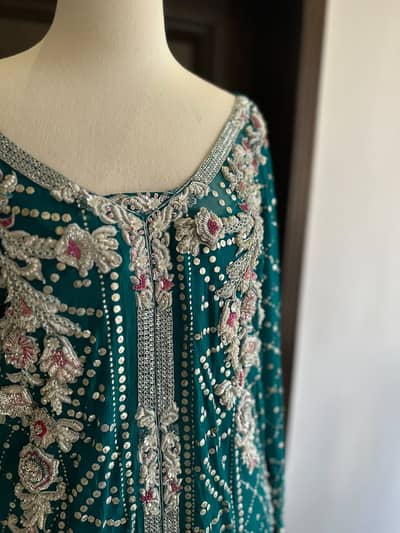 Bisma Kyani Designer 3 Piece Suit with Kamdani Dupatta – Worn Once