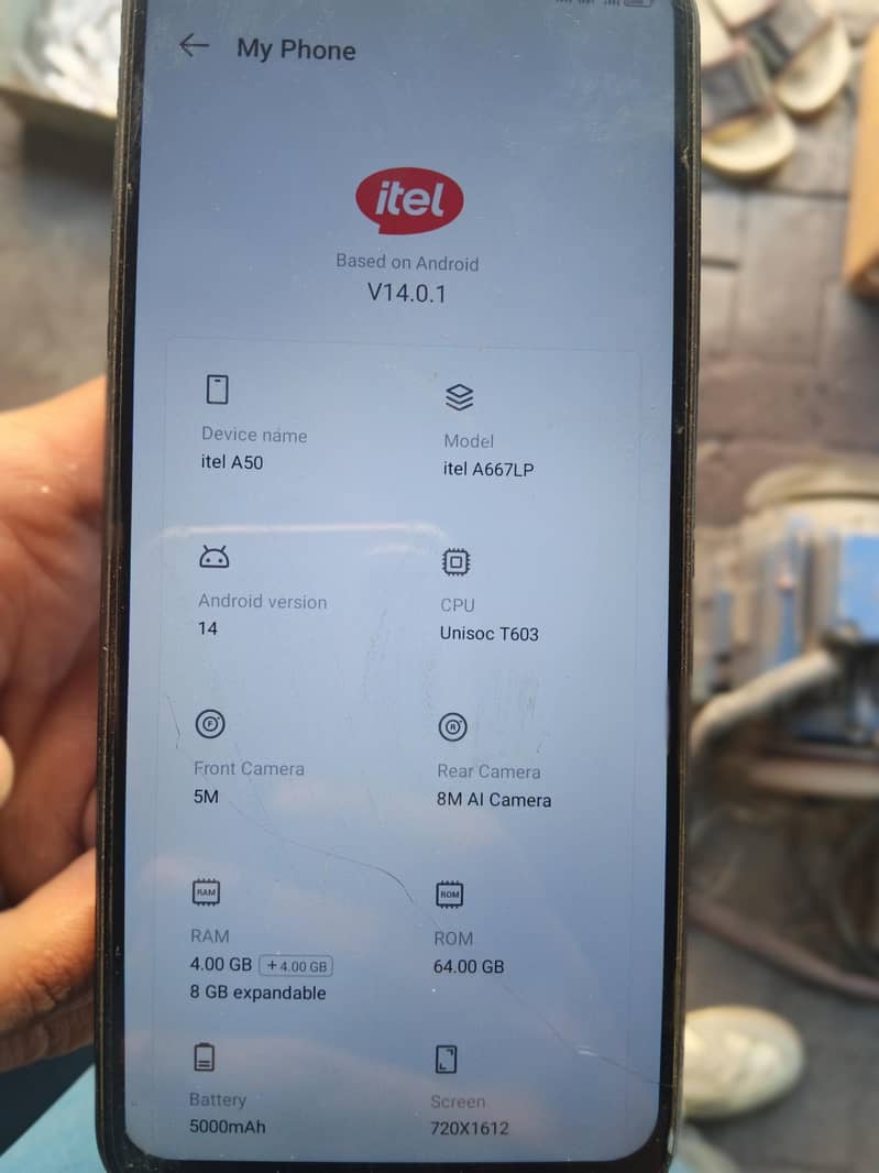 Itel A50 1