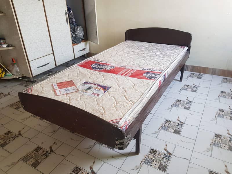 single bed with mattress 2