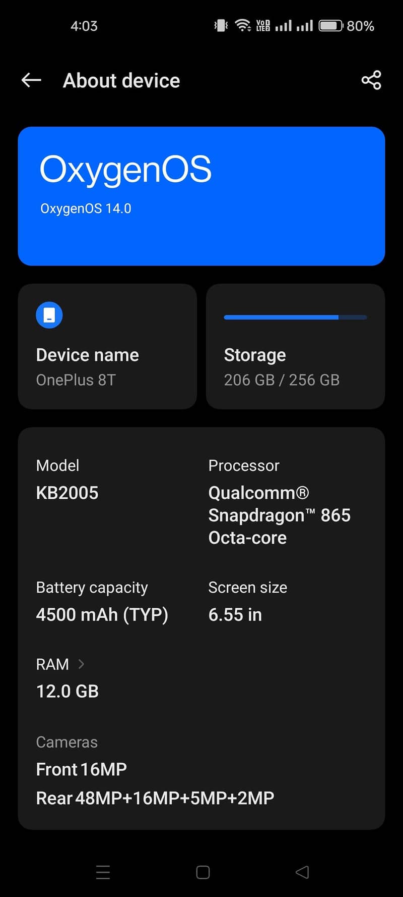 One Plus 8T 2