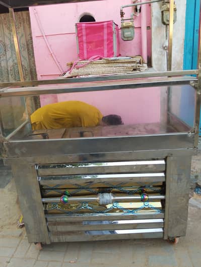 Fries Stall with double fryer