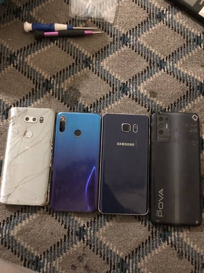 Without board all phone just for parts