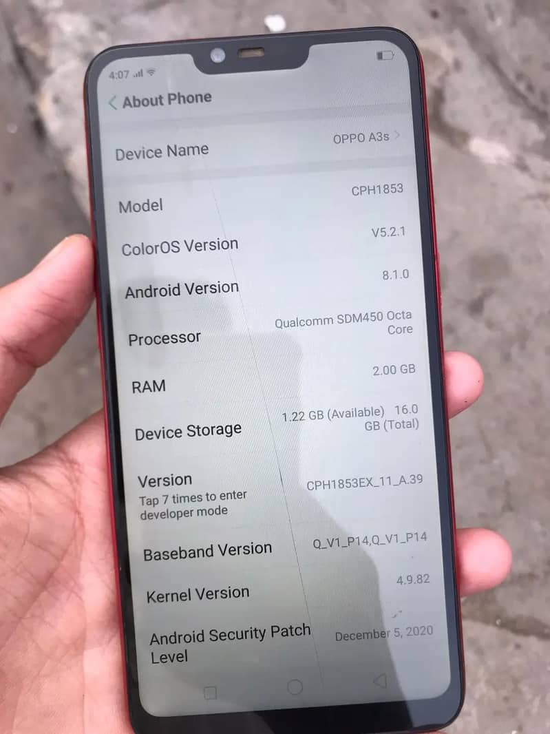 OPPO A3s 2