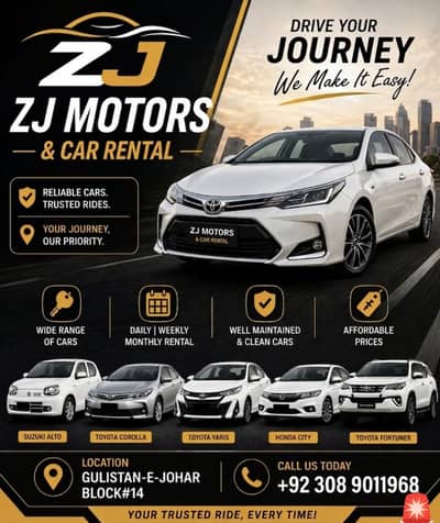 ZJ MOTORS & CAR RENTAL SERVICES