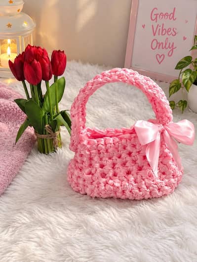 hand made croshet bags wallets pouch