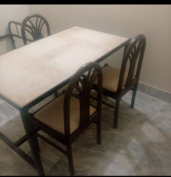 iron marble top dining table 0