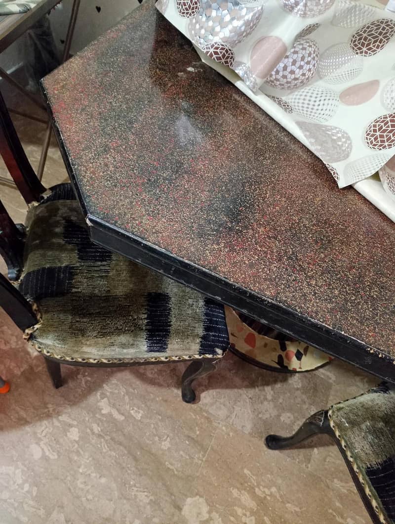 4 seater Dining Table.  Solid Wood 2