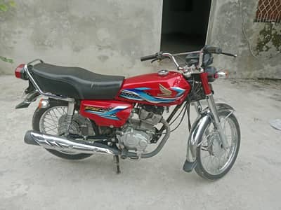 Honda CG 125 Model 202Title  Honda CG 125 Model 2024 Red Colour