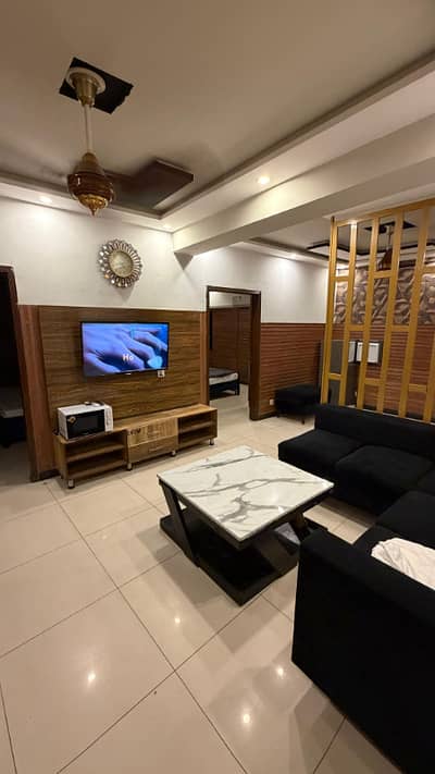 1 Bedroom Fully Furnished Hotel Apartments Flat for Rent Per Day Bahria Town Lahore