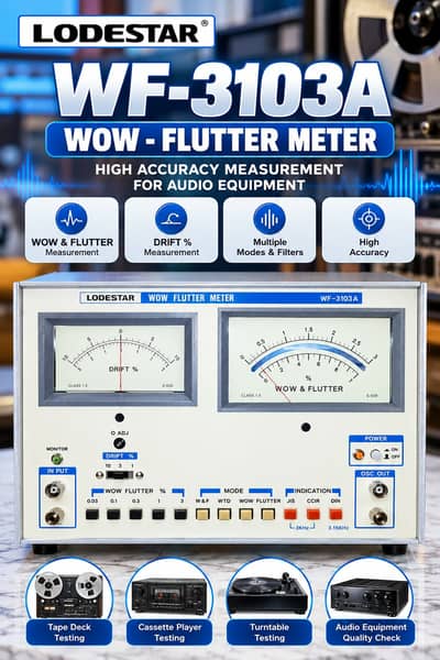 Wow Flutter Meter In Pakistan LODESTAR