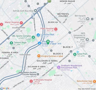 400 Yards One Unit Demolition House For Sale Block 3, Gulshan-E-Iqbal, Karachi. Plot Price Only Demand Rs. 10.5 Crore