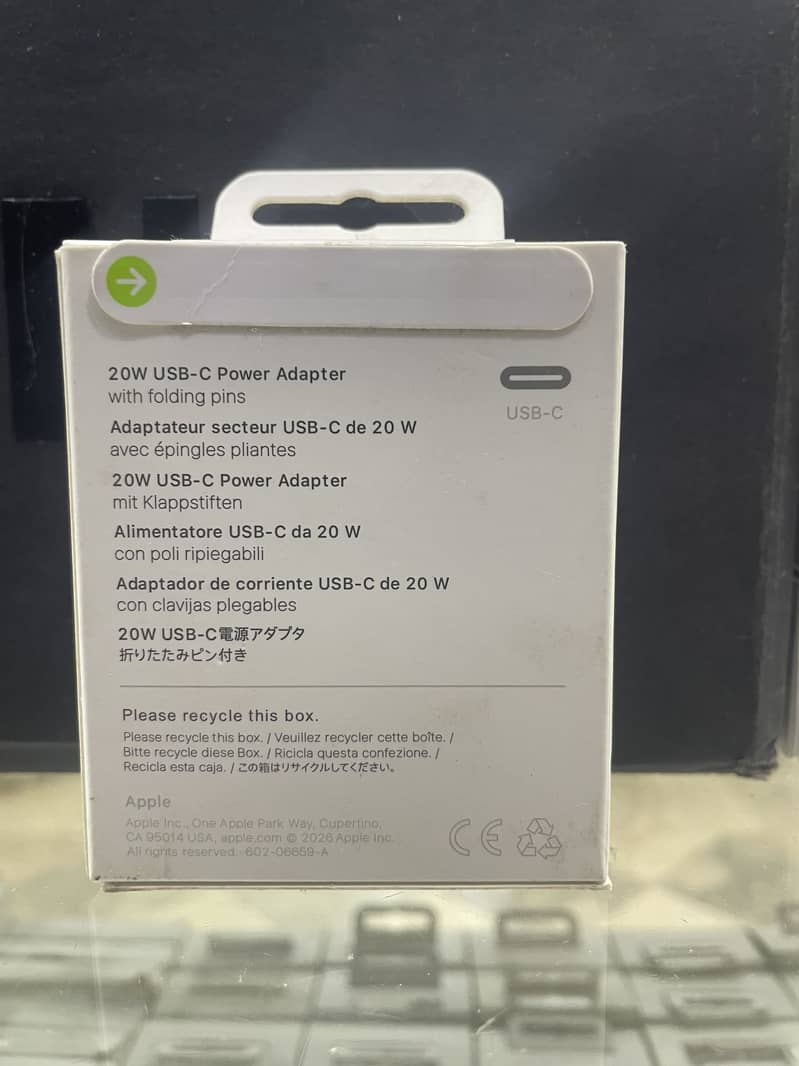 iPhone adapter 20w 3Pin 1