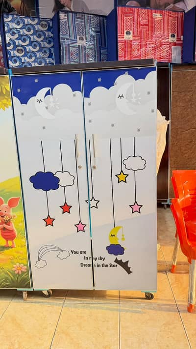 Wardrobe | Wooden Wardrobe | kids Wardrobe | 2 Door Almari For Sale