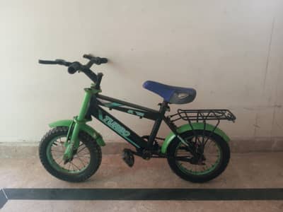 Green cycle of kids