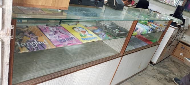 Wooden Glass Shop Counter