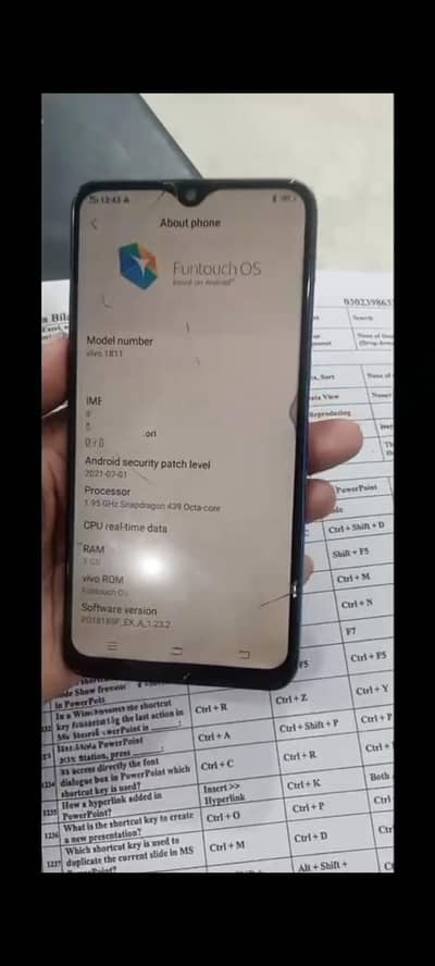 Vivo Y93 3/32 only mobile all okay