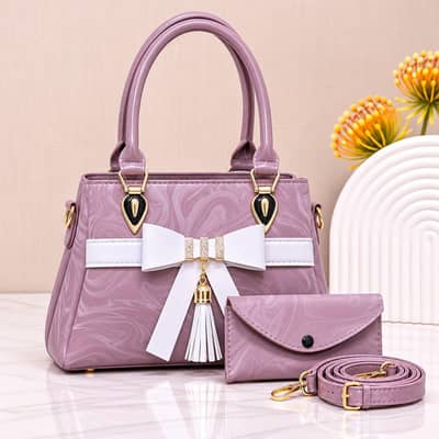 Premium Ladies Handbag Set – 2 Pieces with Matching Wallet