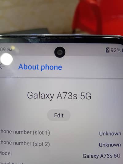 Samsung Mobile A73sNon Pta All Ok Original Panel Best Battery