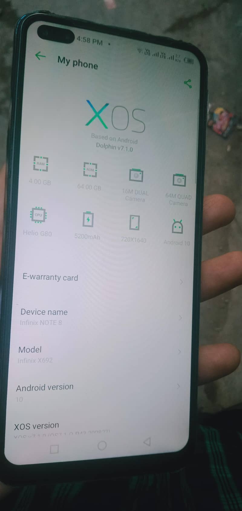 Infinix Note 8 4