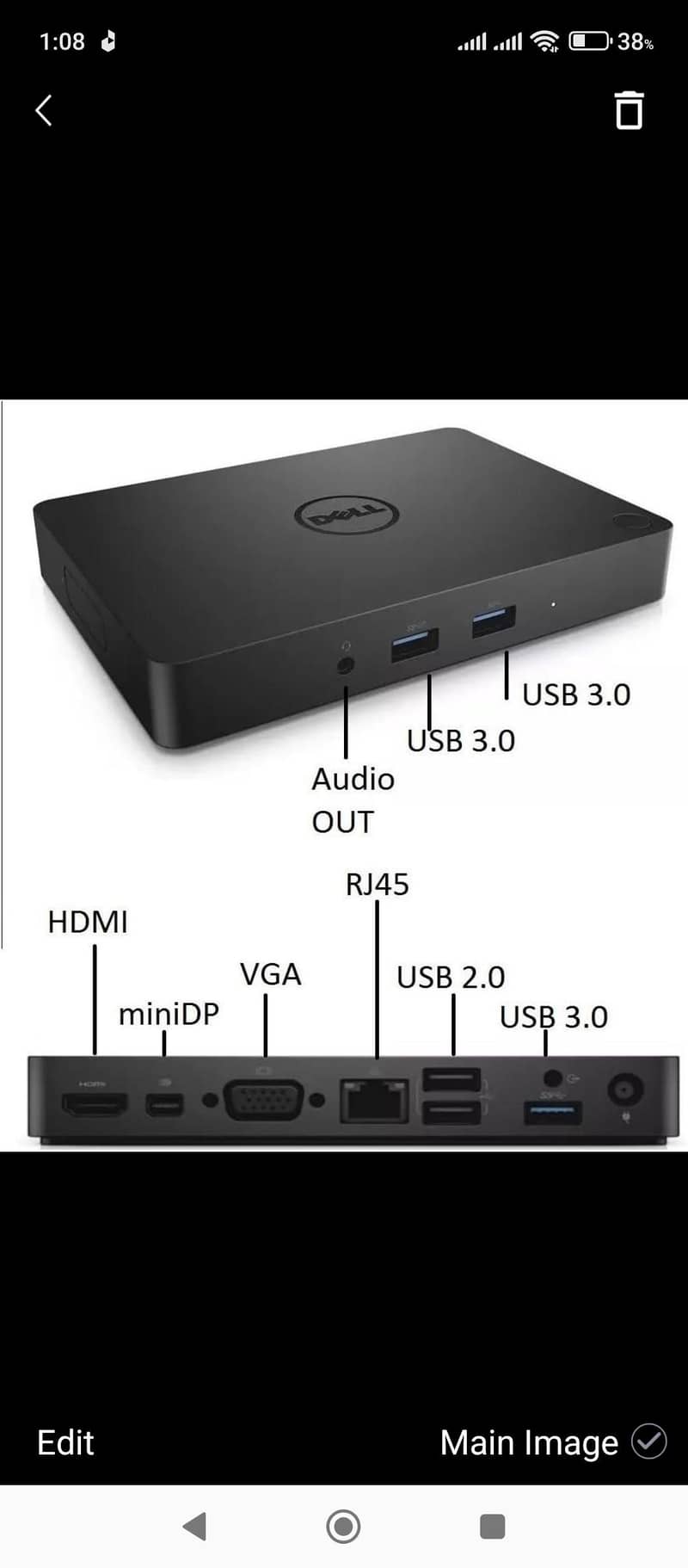Dell Docking station wd15 0