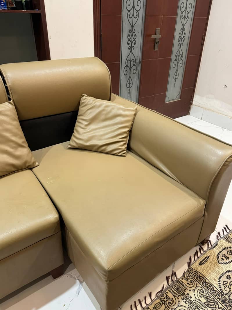 L shaped Sofaa ( 7-8  seater ) 7