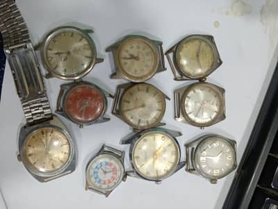 Swiss Antique manual winding watches non working conditions