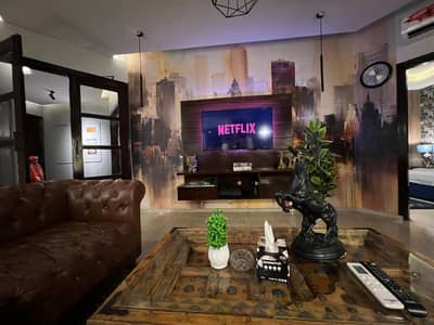 Daily basis one bed room luxury furnished apartment available F11