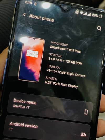 One Plus 7T Pta Approved