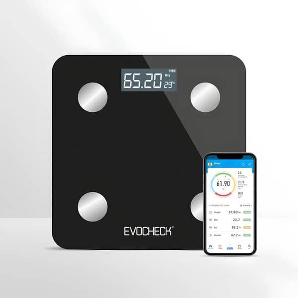 Evo Check Ultra Thin Digital Body Weight Glass Scale (180kg)