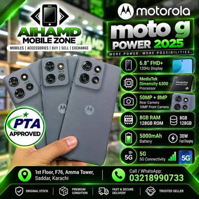 Motorola Moto G Power 5G - 8GB & 128GB - Pta Approved - 120Hz