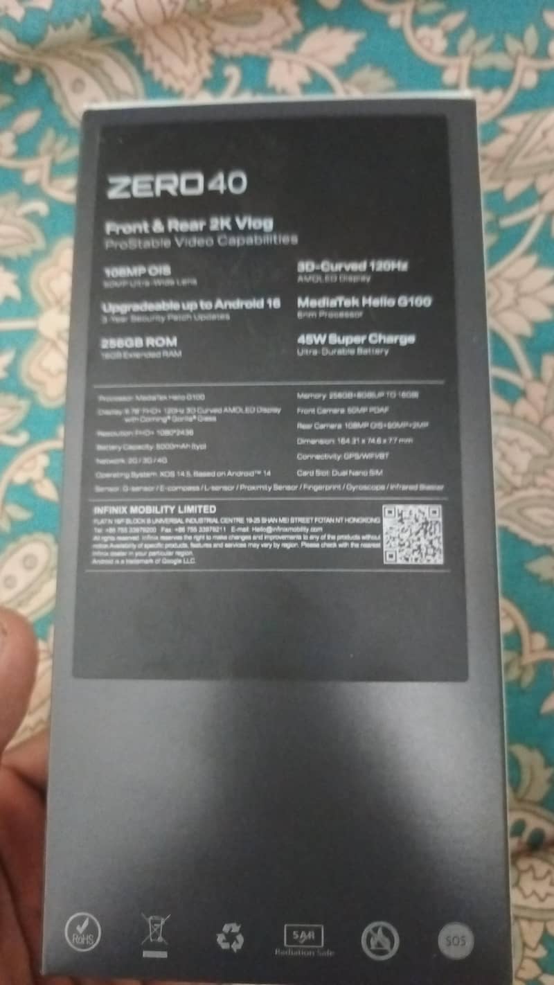 Infinix Zero 40 4