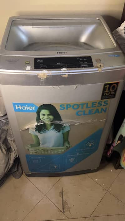 Haier Fully Automatic Washing Machine and air dryer in great condition