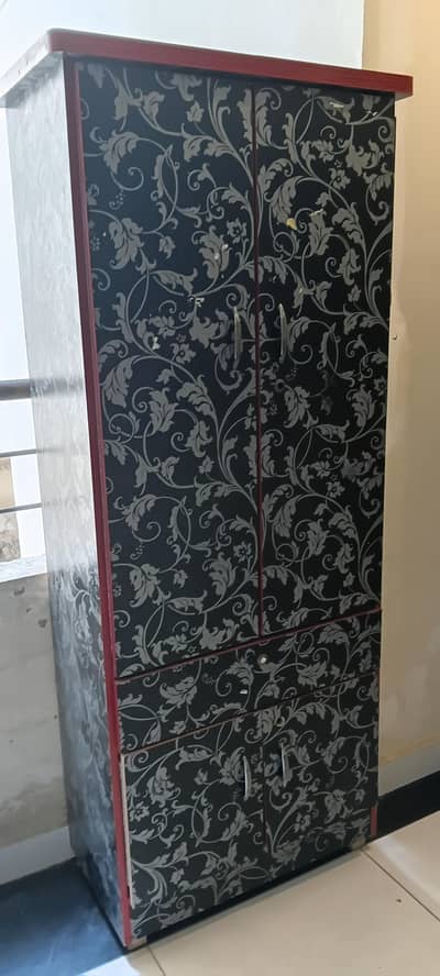 wooden wardrobe
