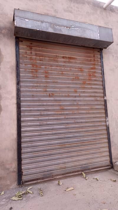 shop shutter one month used