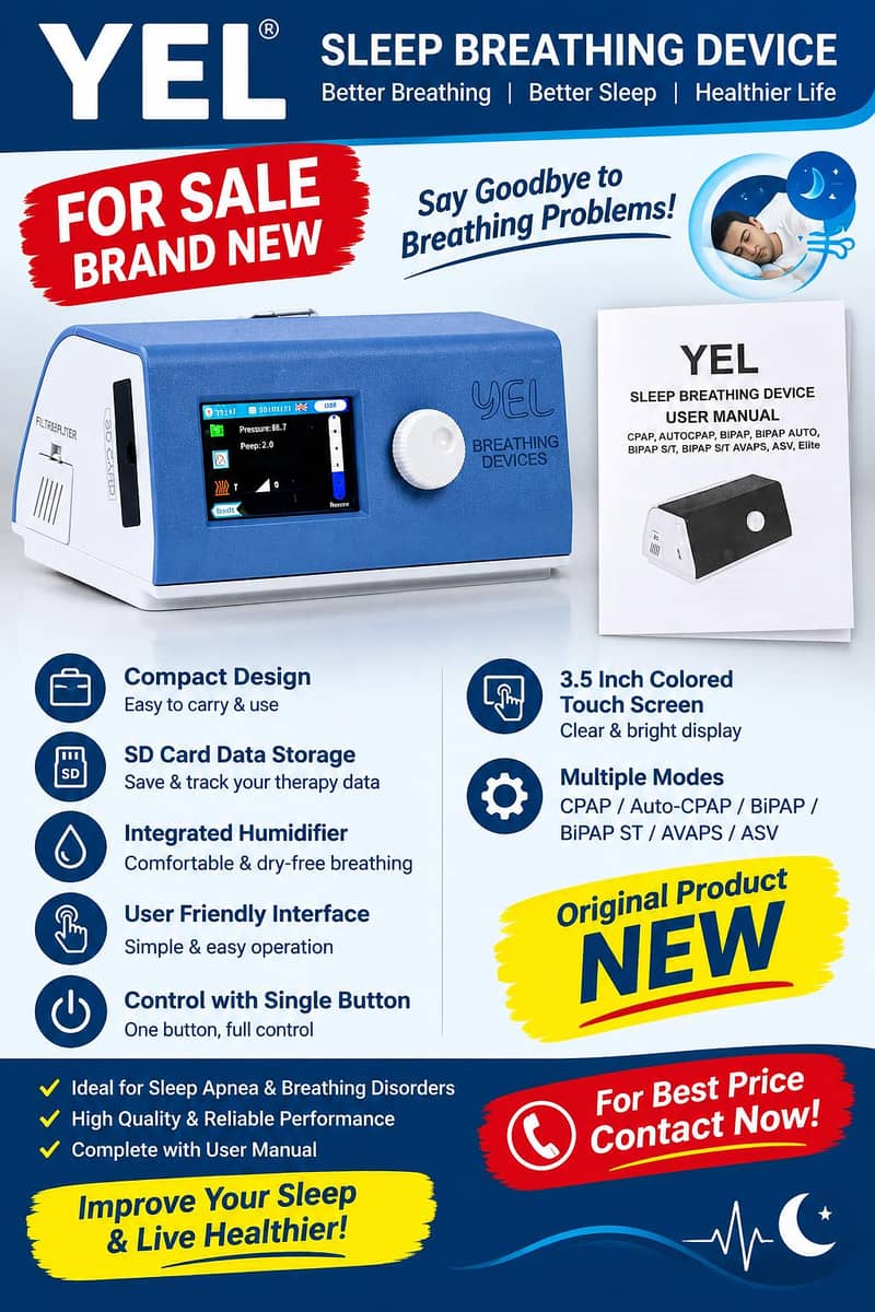 Sleep Breathing Device BIPAP (New) 0