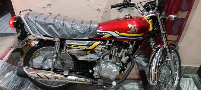 Honda CG 125 Self Start 2027 Model | Brand New STICKER | 0346 8025392
