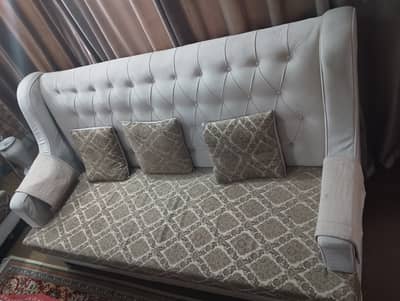 7 Seater Fabric Sofa Set with 3 Tables for Sale