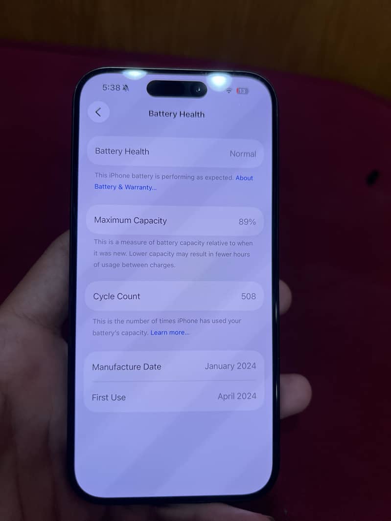 Apple iPhone 15 Pro jv 128gb 8