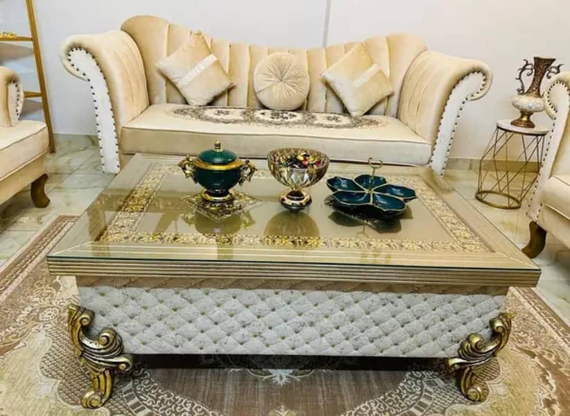 7 seaters sofa with center Table 3
