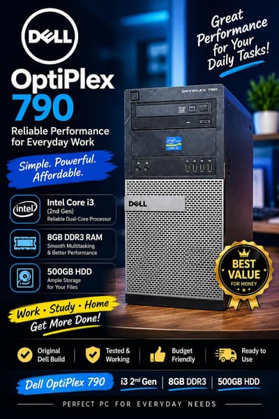 Dell OptiPlex 790 Desktop PC for Sale