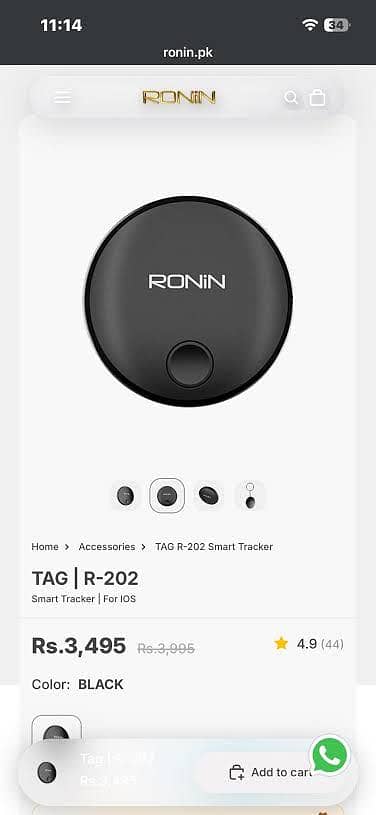 Ronin Airtag tracker