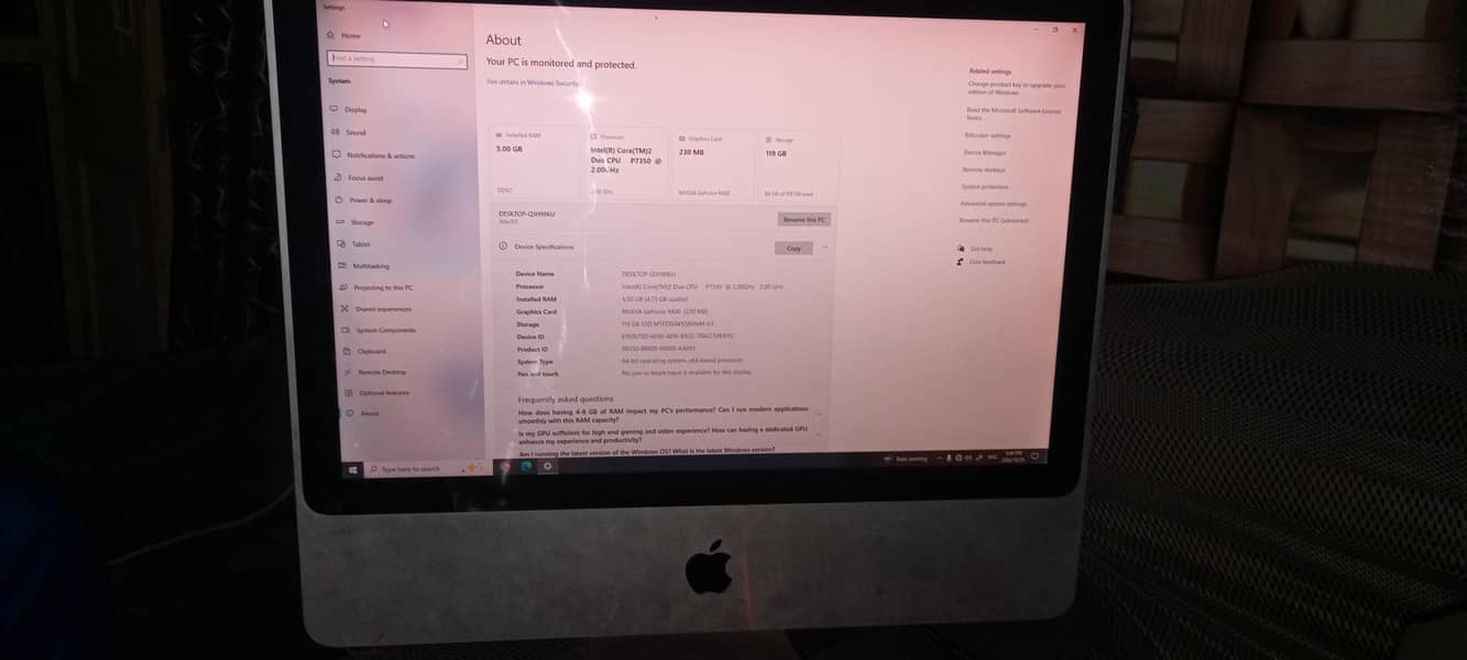 Apple i Mc 21" 0