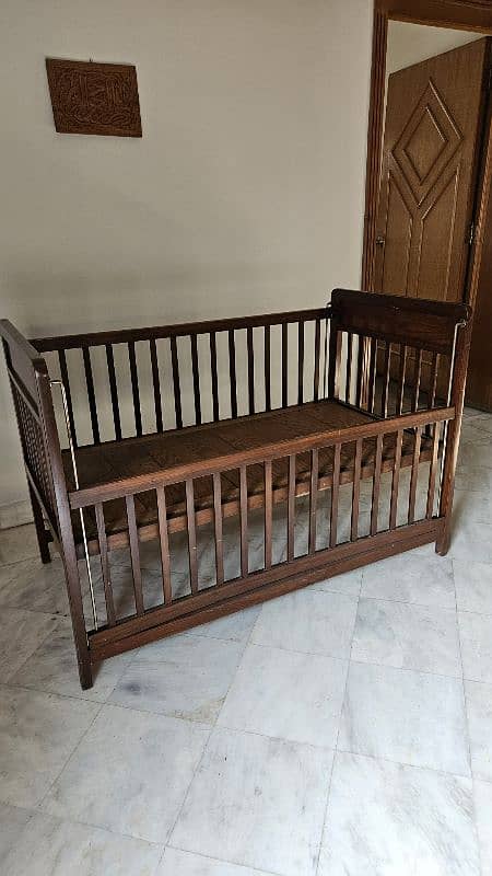 BABY COT FOR SALE SOLID WOOD LARGE SIZE BABY COT KIDS COT - Baby Cots ...