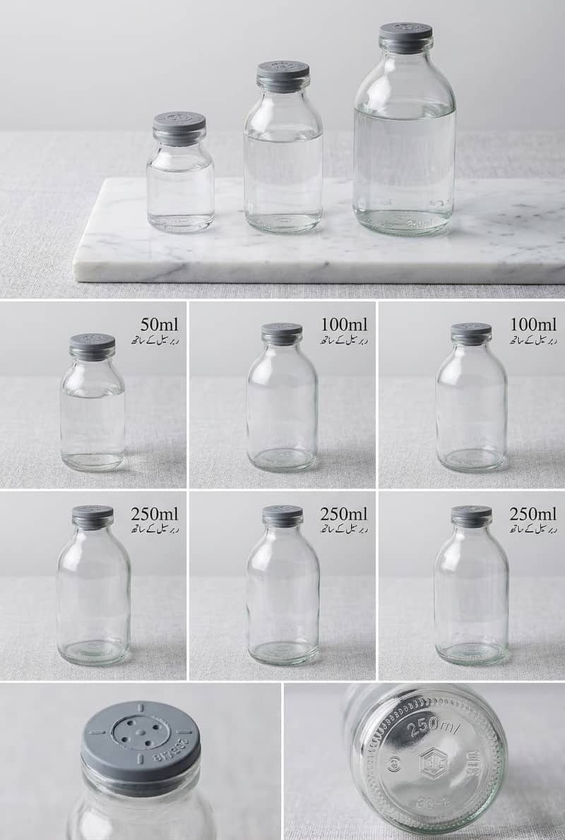 Round Glass Bottles - Dining Tables - 1120902660