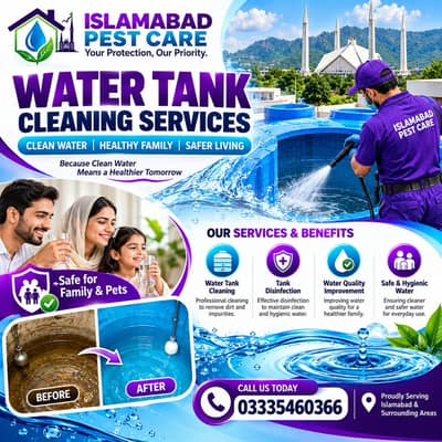 Water Tank Cleaning, Water Tank Washing, Water Tank Deep Cleaning