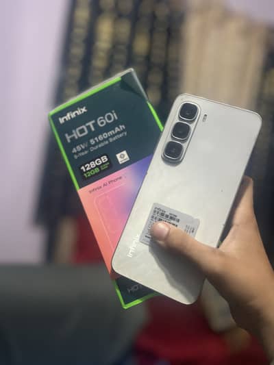 Infinix hot 60 i 128/gb with box
