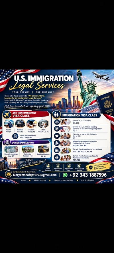 Visit  and work visa of Canada USA UK Australia