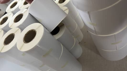 BARCODE STICKER LABEL ROLL AND BILLING PAPER THERMAL ROLL