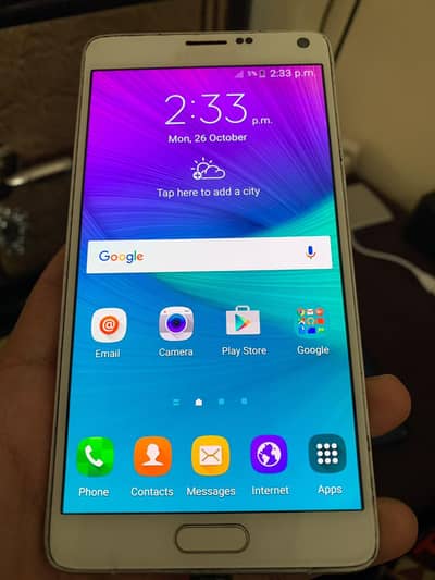 Samsung Mobile Note4, 3/32gb, pta approved,03494346449