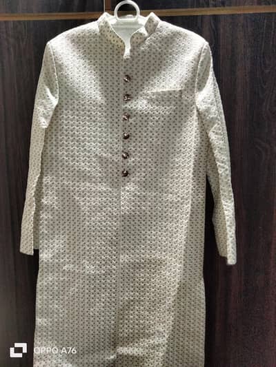 Sherwani Groom / wedding Sherwani / Off-white Sherwani